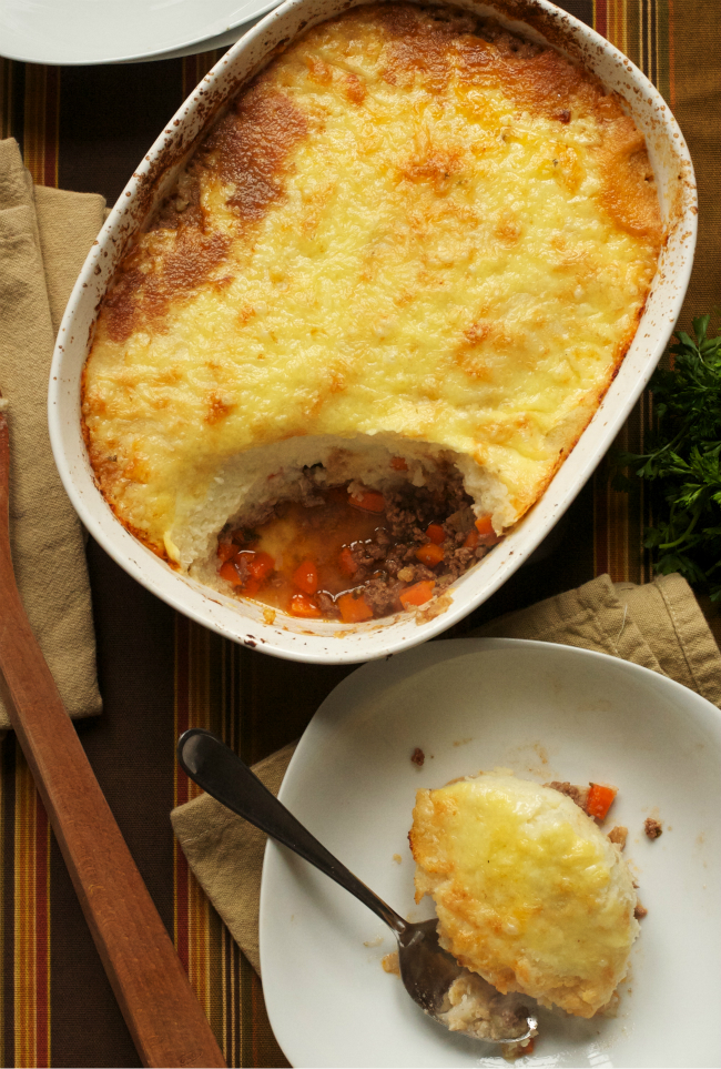 Shepherd S Pie With Cauliflower Topping Gaps Paleo Grain Free